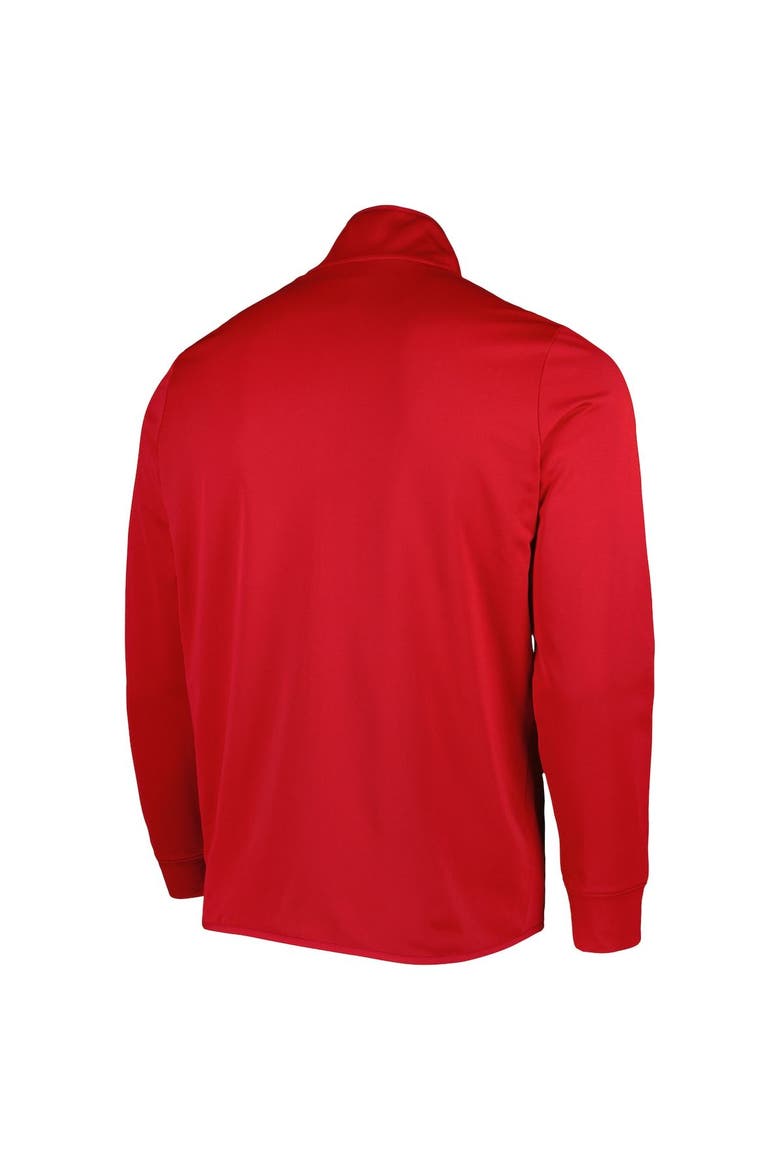 Men's Under Armour Red Wisconsin Badgers Knit Warm-Up Full-Zip Jacket, Alternate, color, Red