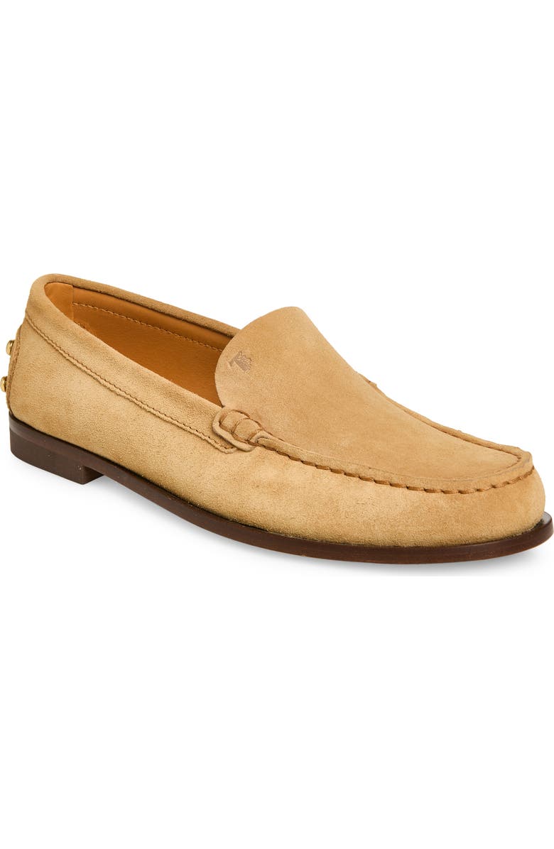 Tod's Stud Detail Slipper Loafer, Main, color, Ginger