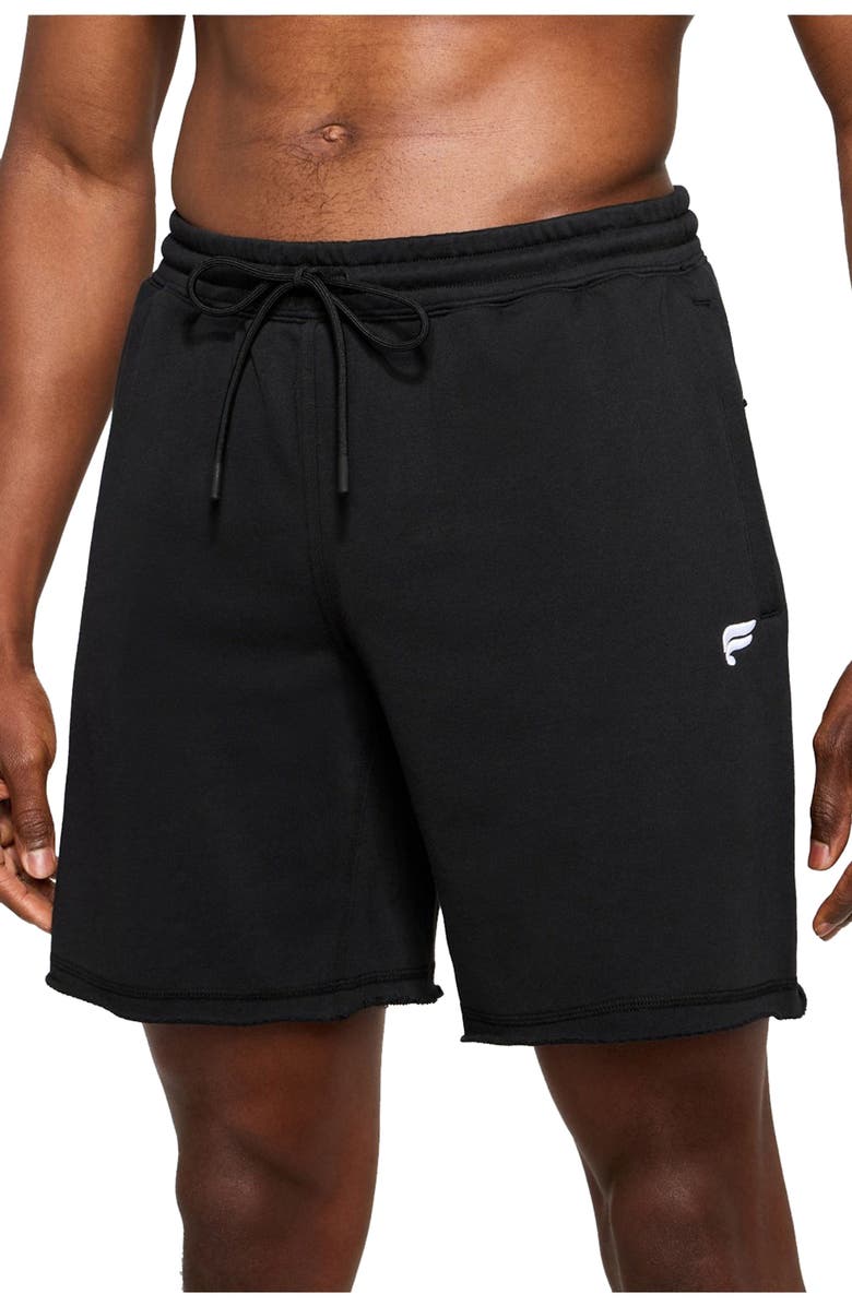 Fabletics Men's The Year Round Terry Sweatshort, Main, color, Black