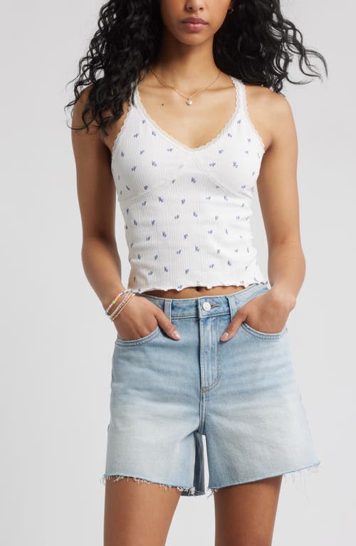 Bp. Seamless Rib Tank In White