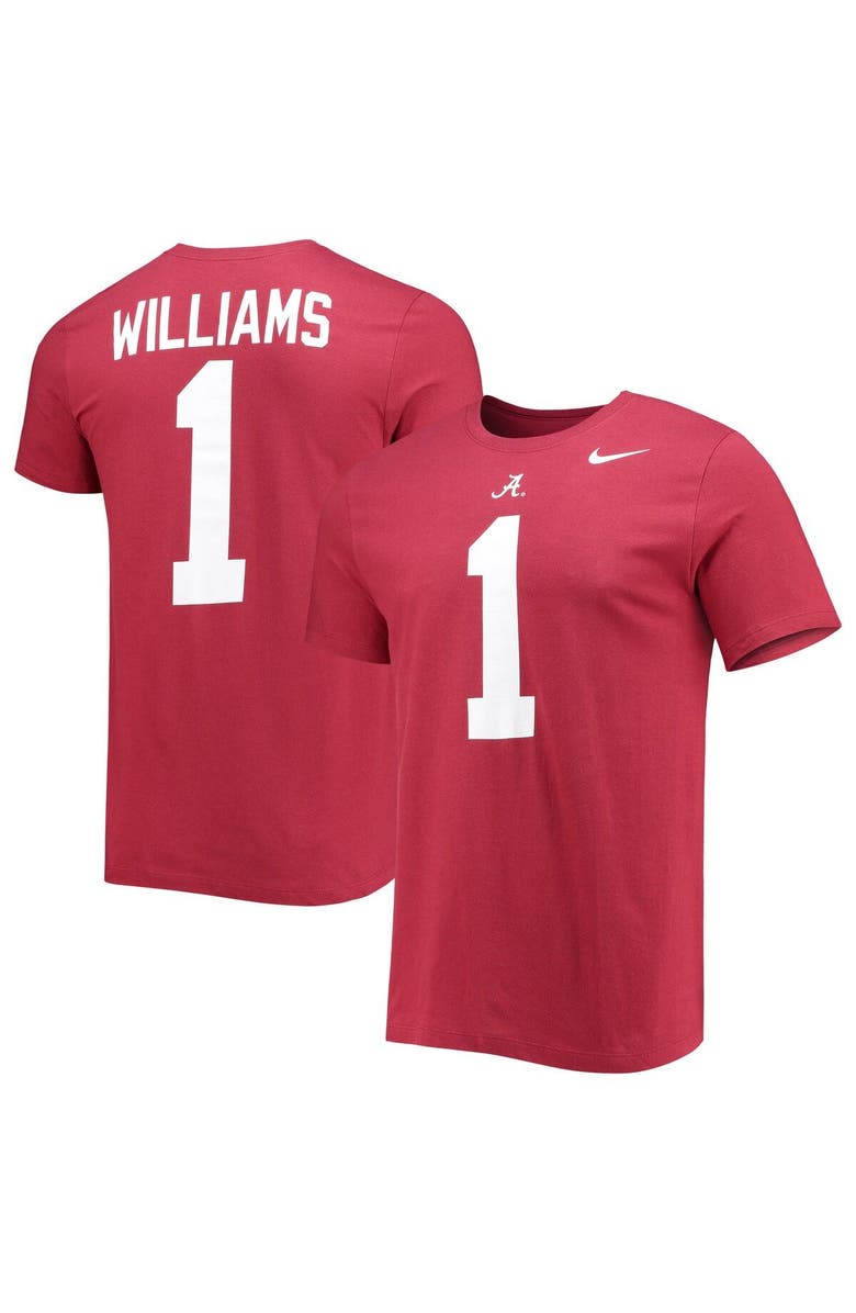 Nike Men's Nike Jameson Williams Crimson Alabama Crimson Tide 2022 NFL Draft Name & Number T-Shirt, Main, color,