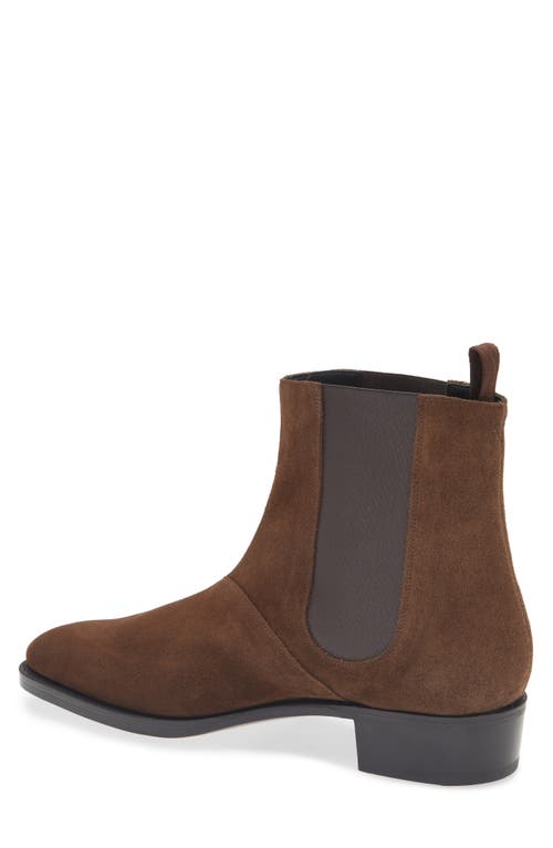 John Lobb Freddi Suede Ankle Boots In Dark Brown