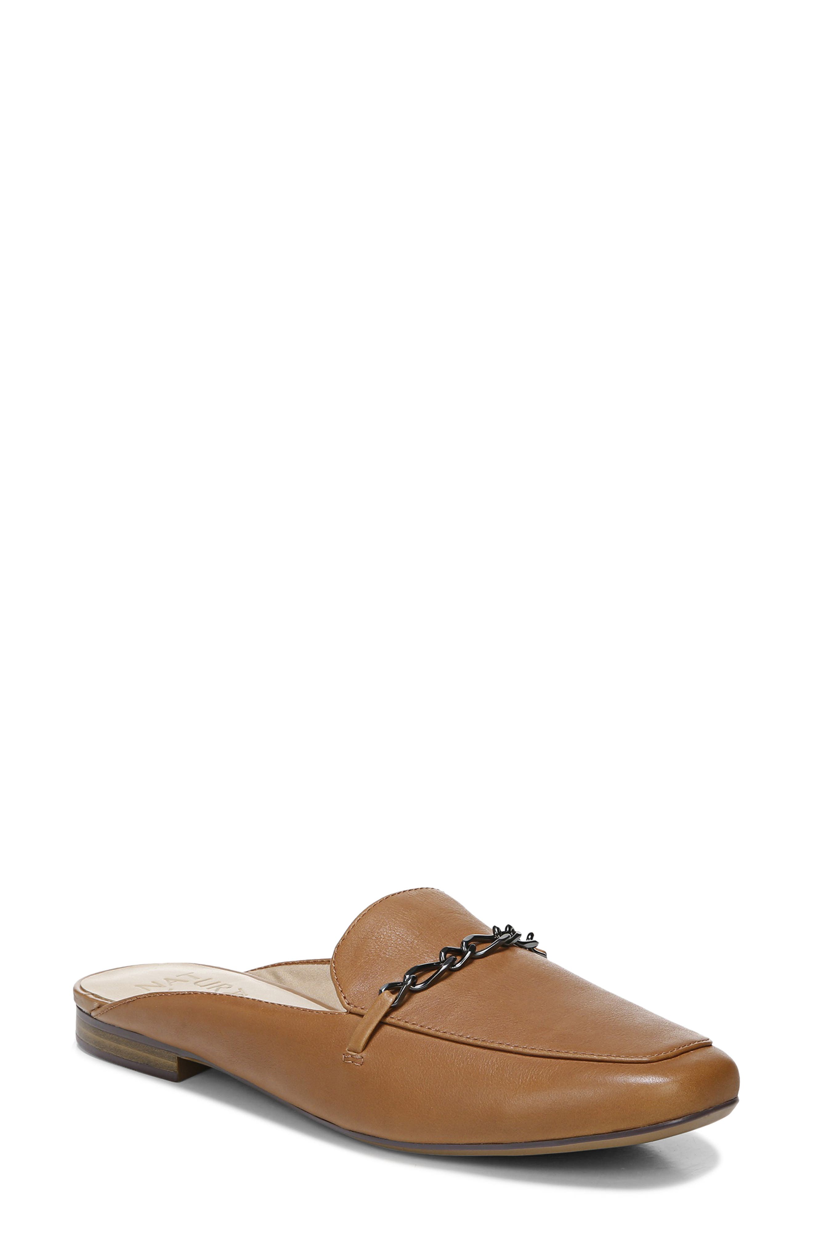 Emiline Mule, Main, color, BROWN LEATHER