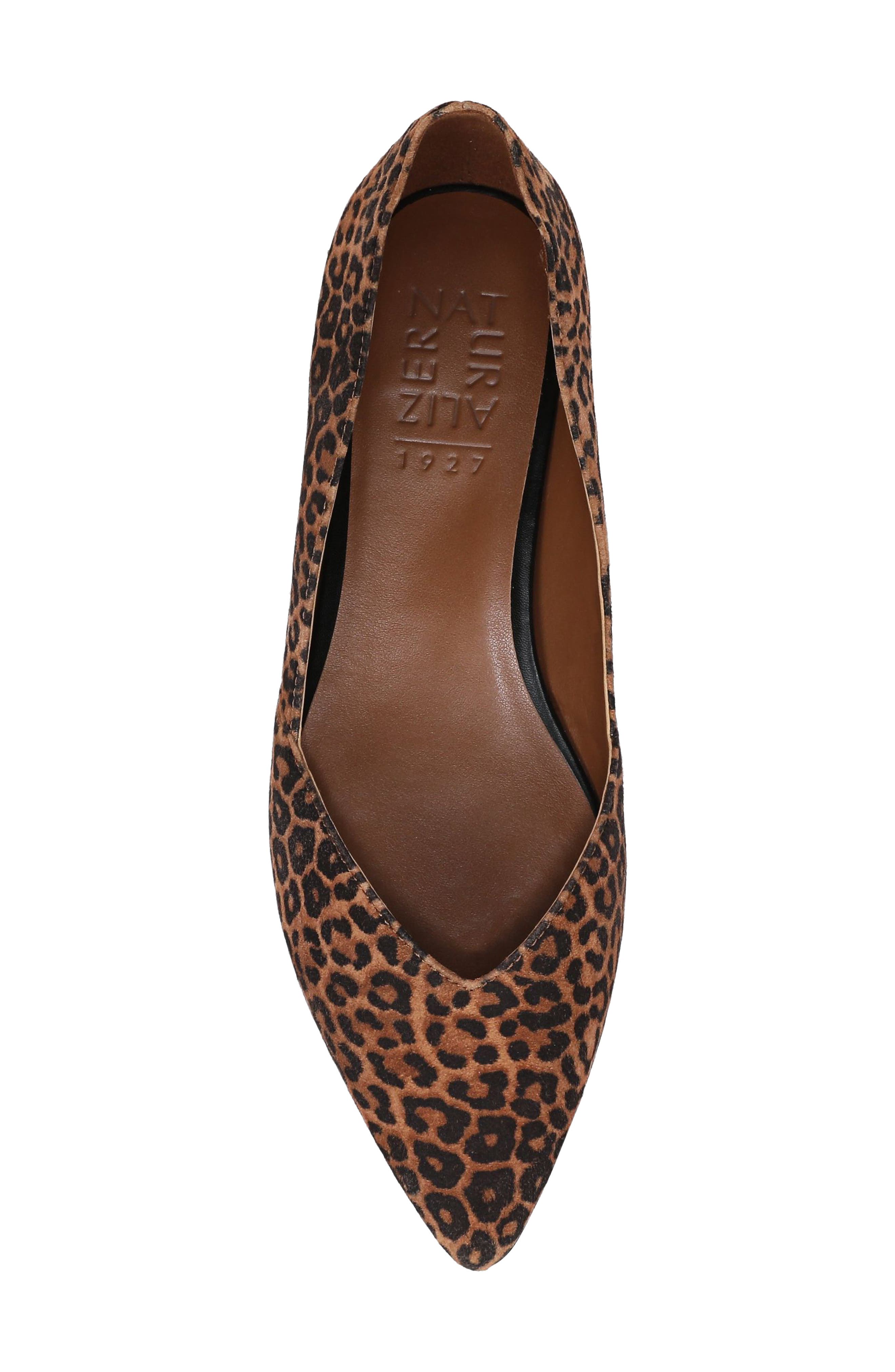 Havana Pointed Toe Flat, Alternate, color, DARK CHESTNUT SUEDE