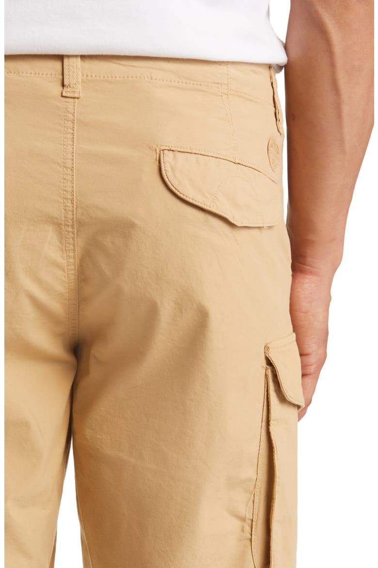 Stretch Cotton Cargo Shorts, Alternate, color, HONEY
