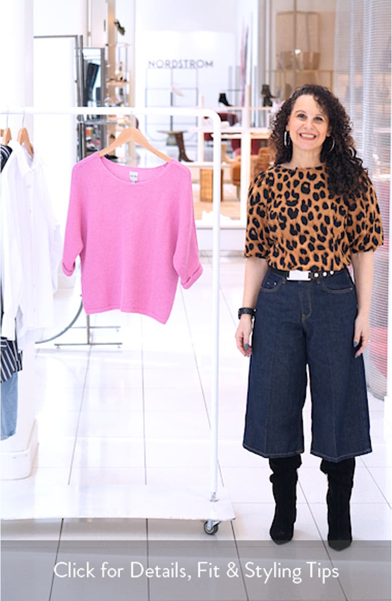 Crimpy Roll Sleeve Sweater, sales video thumbnail