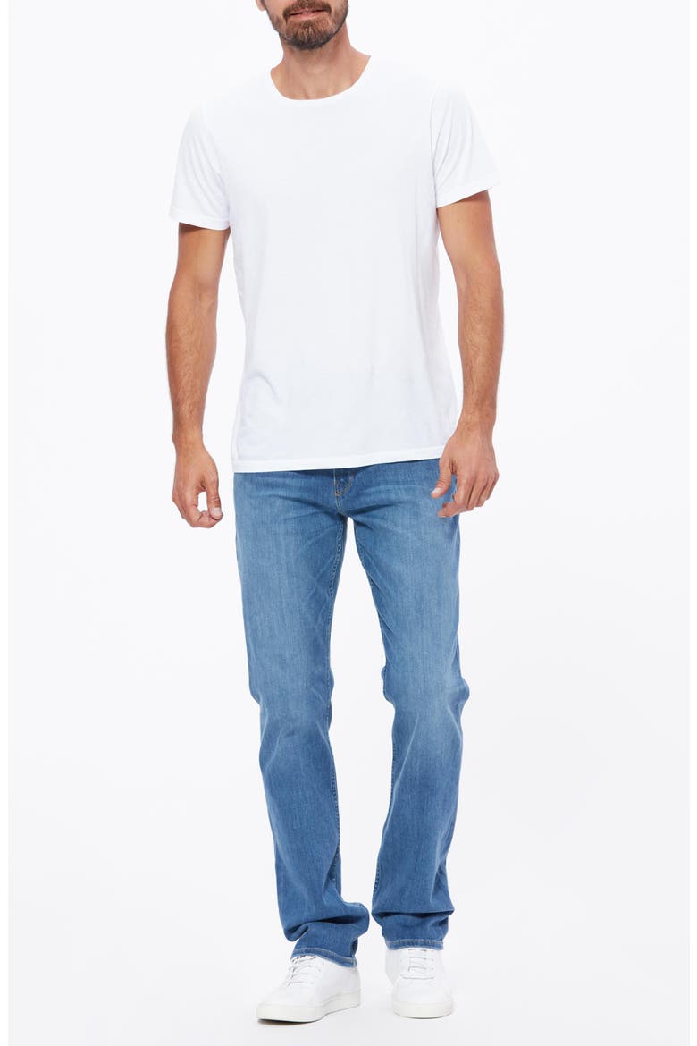 Transcend Normandie Straight Leg Jeans, Alternate, color, CARTWRIGHT
