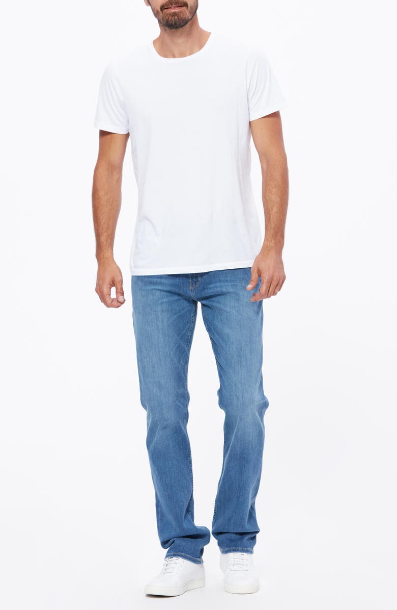 PAIGE Transcend Normandie Straight Leg Jeans, Alternate, color, Cartwright