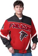 G-III Extreme Men's G-III Extreme Red Atlanta Falcons Maximum Racing Full-Snap Jacket