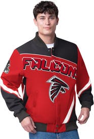 G-III Extreme Men's G-III Extreme Red Atlanta Falcons Maximum Racing Full-Snap Jacket