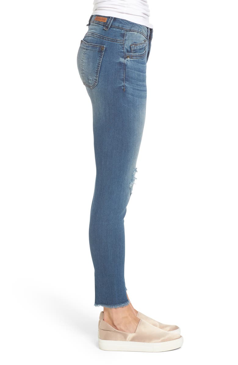 Wit & Wisdom Seamless Distressed Skinny Jeans, Alternate, color,