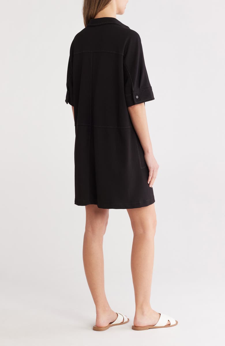 MAX STUDIO Elbow Length Sleeve Shirtdress, Alternate, color,