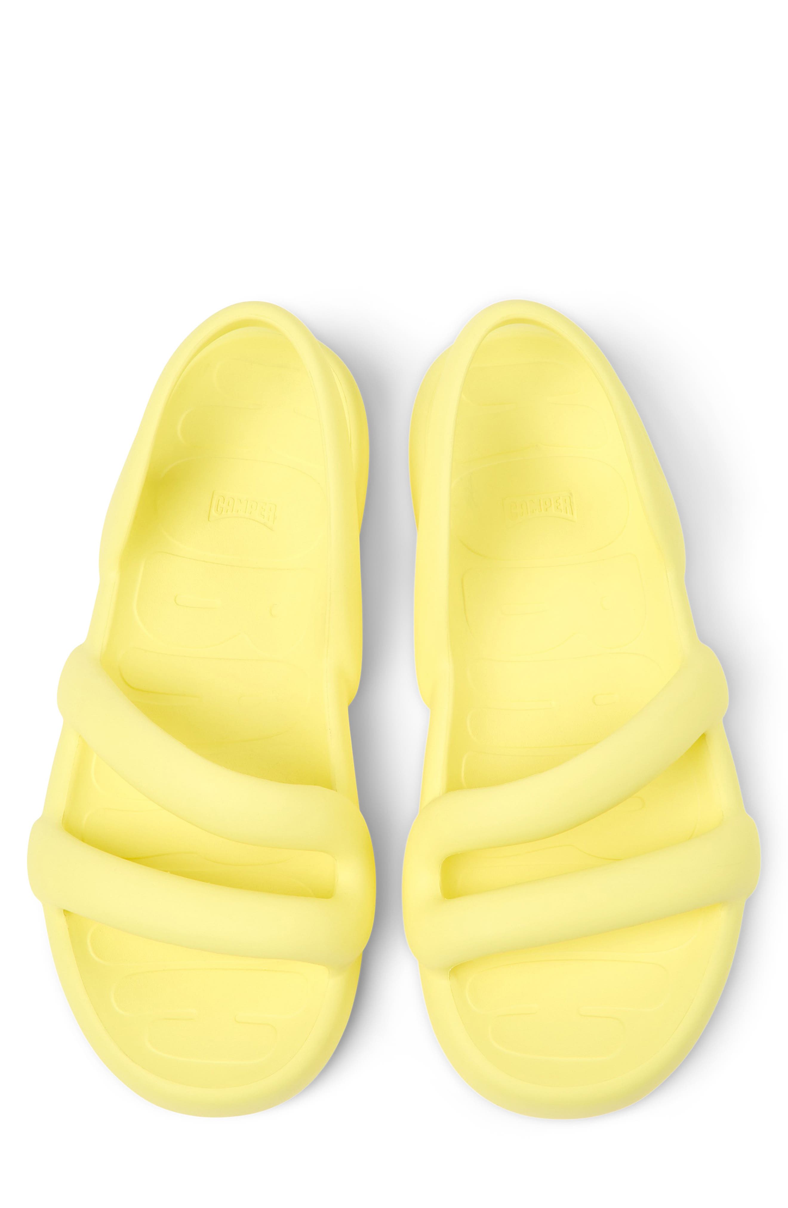 Kobarah Flat Slingback Sandal, Alternate, color, BRIGHT YELLOW