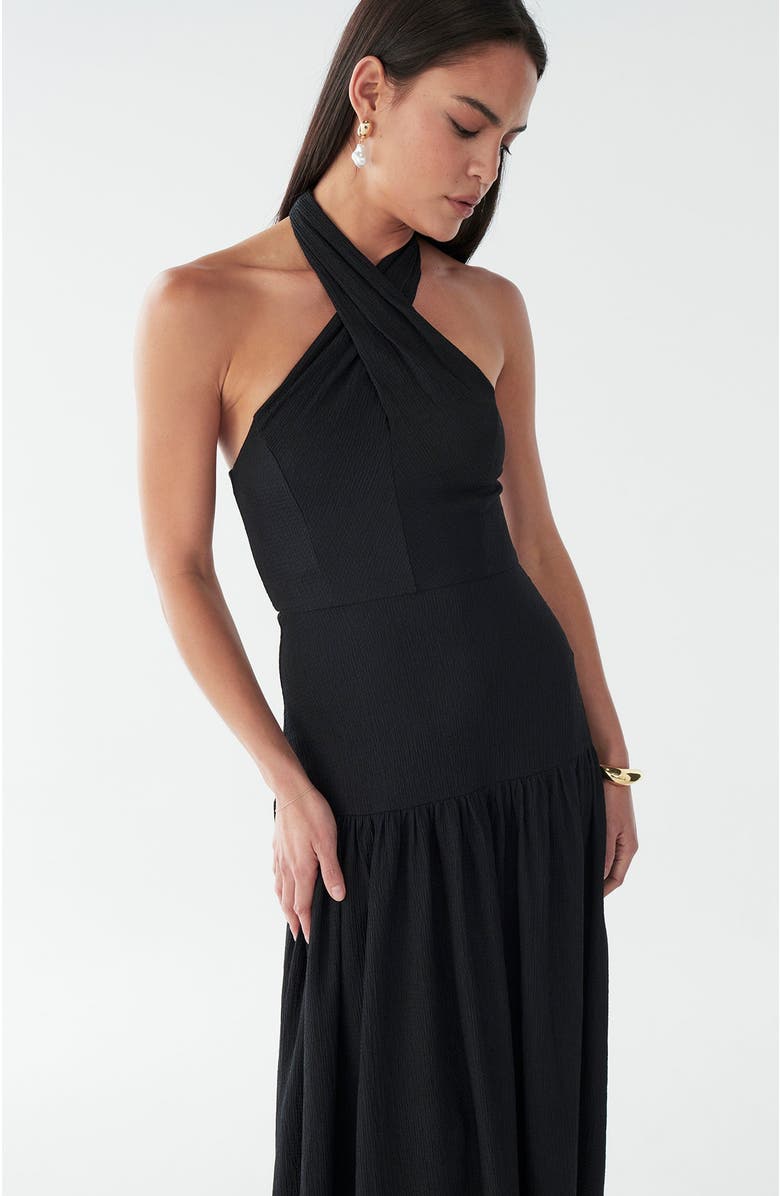 BWLDR Harvi Midi Dress, Alternate, color, Black