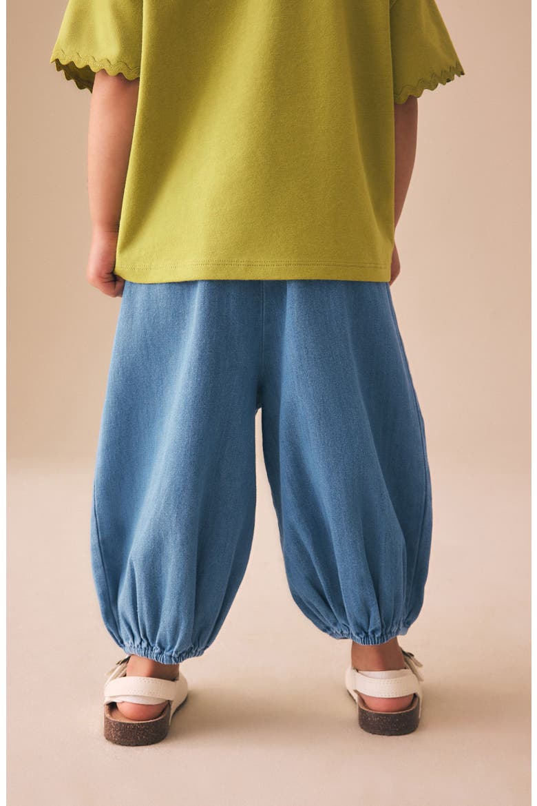 Kids' Denim Joggers, Alternate, color, BLUE