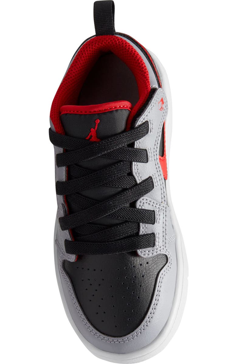 Jordan Kids' Air Jordan 1 Low Alt Sneaker, Alternate, color, Black/ Red/ Grey/ White