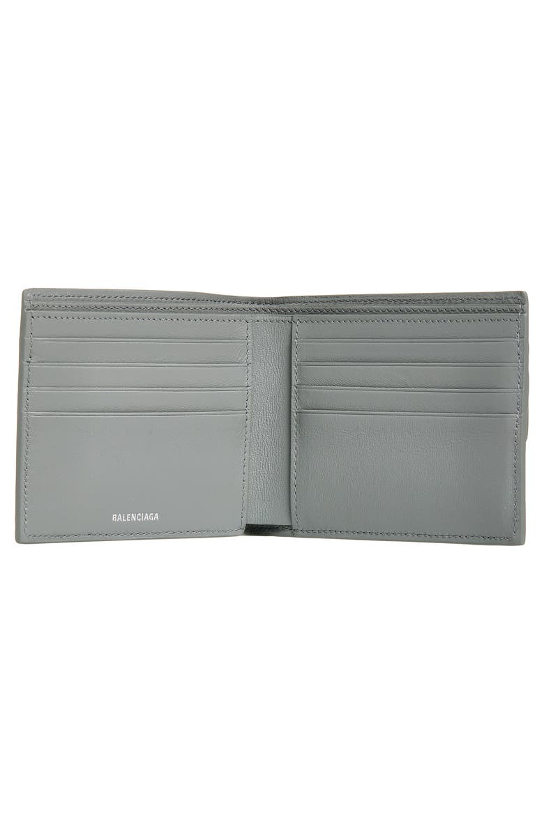 Balenciaga Superbusy Square Folded Wallet, Alternate, color, 1108 Balenciaga Grey