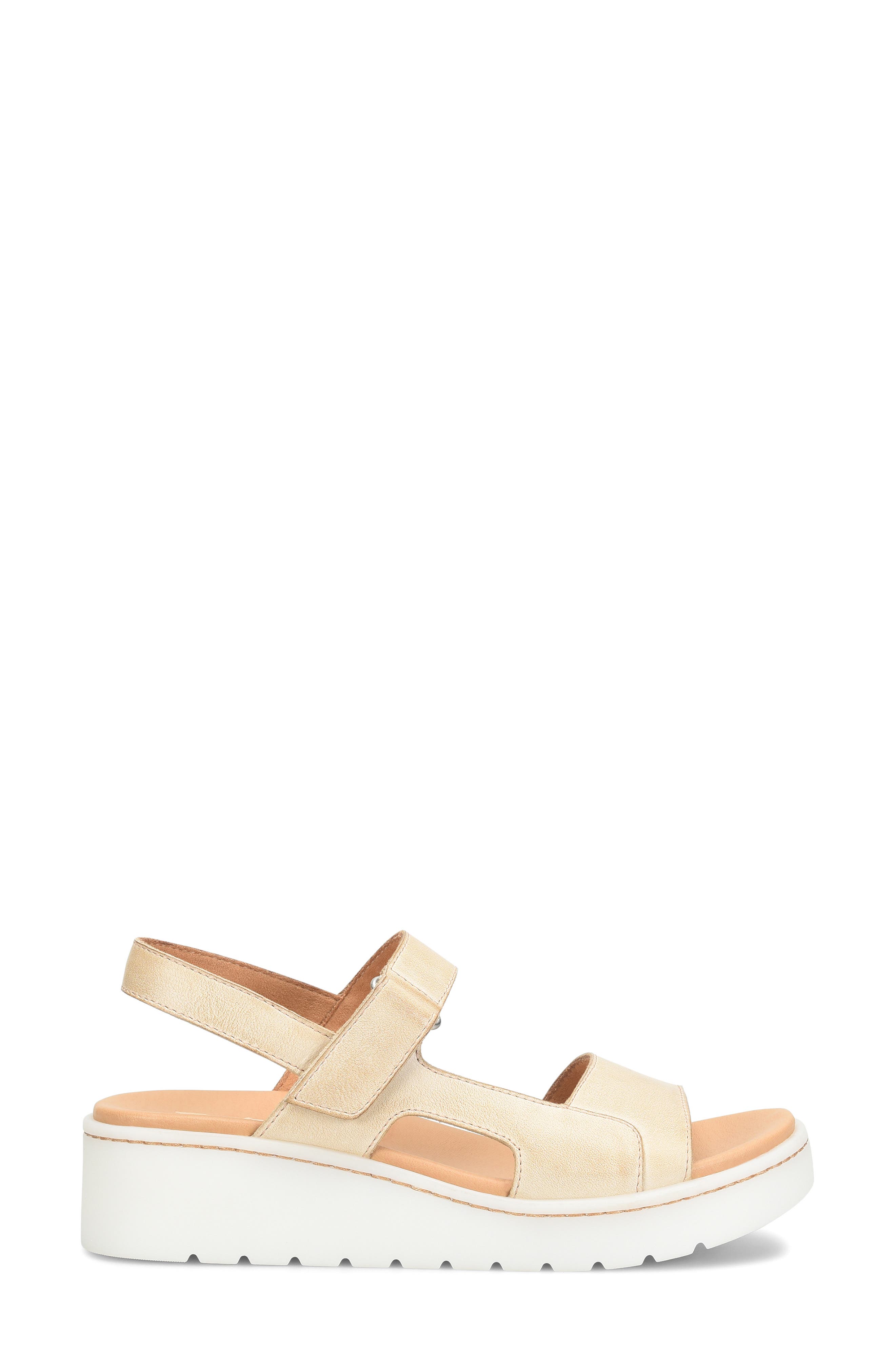 Børn Kit Slingback Platform Sandal, Alternate, color, Natural Leather
