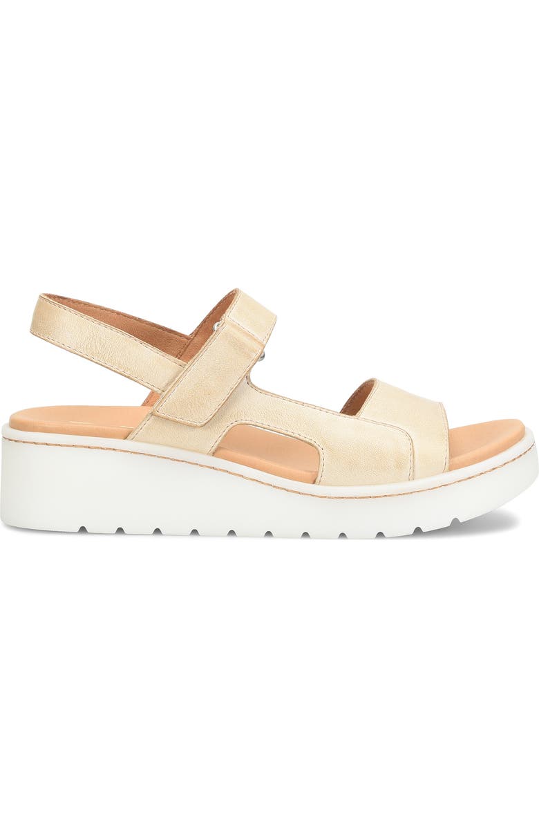 Børn Kit Slingback Platform Sandal, Alternate, color, Natural Leather