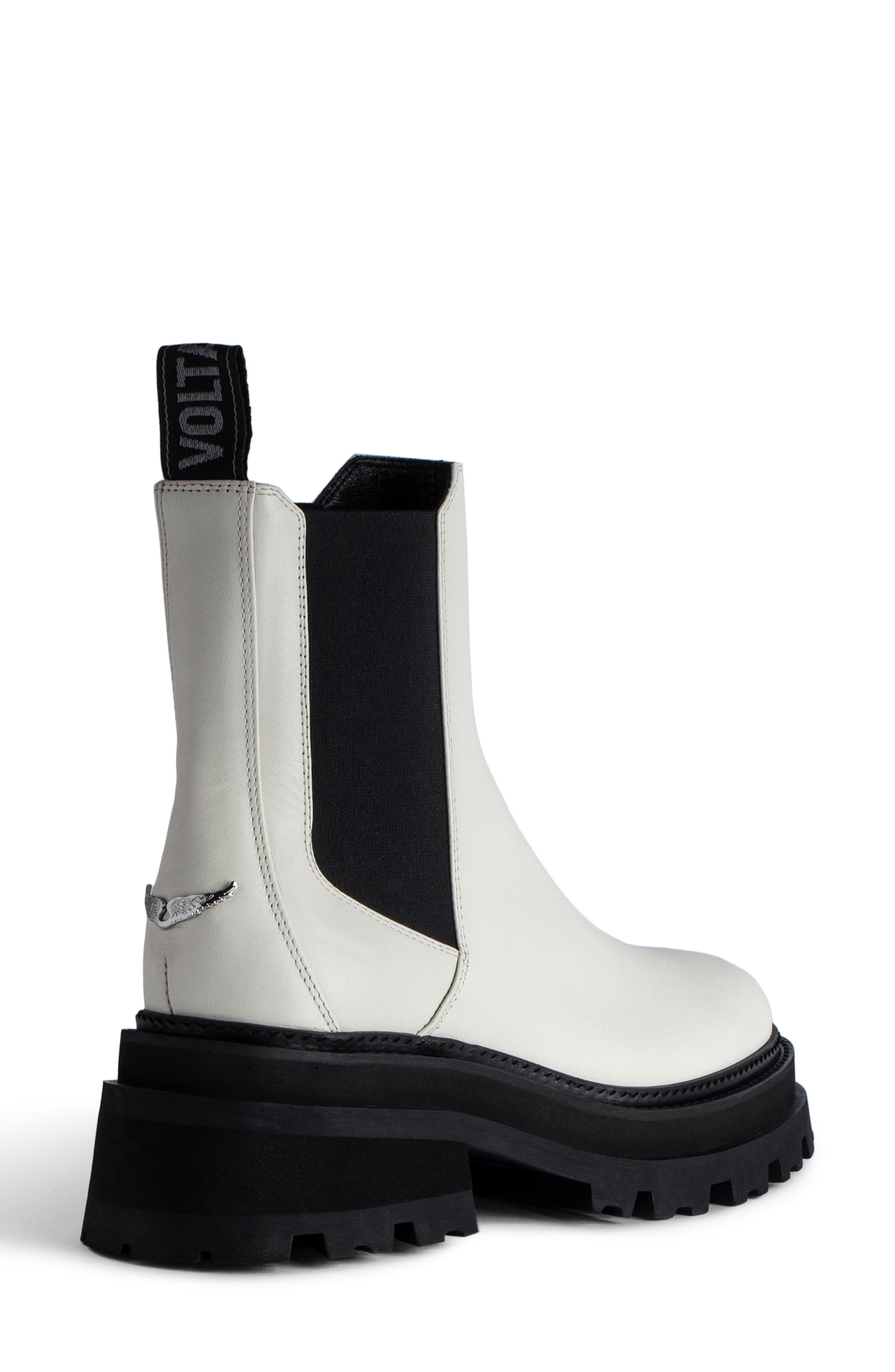 Zadig & Voltaire Ride Chelsea Boot, Alternate, color, Ice