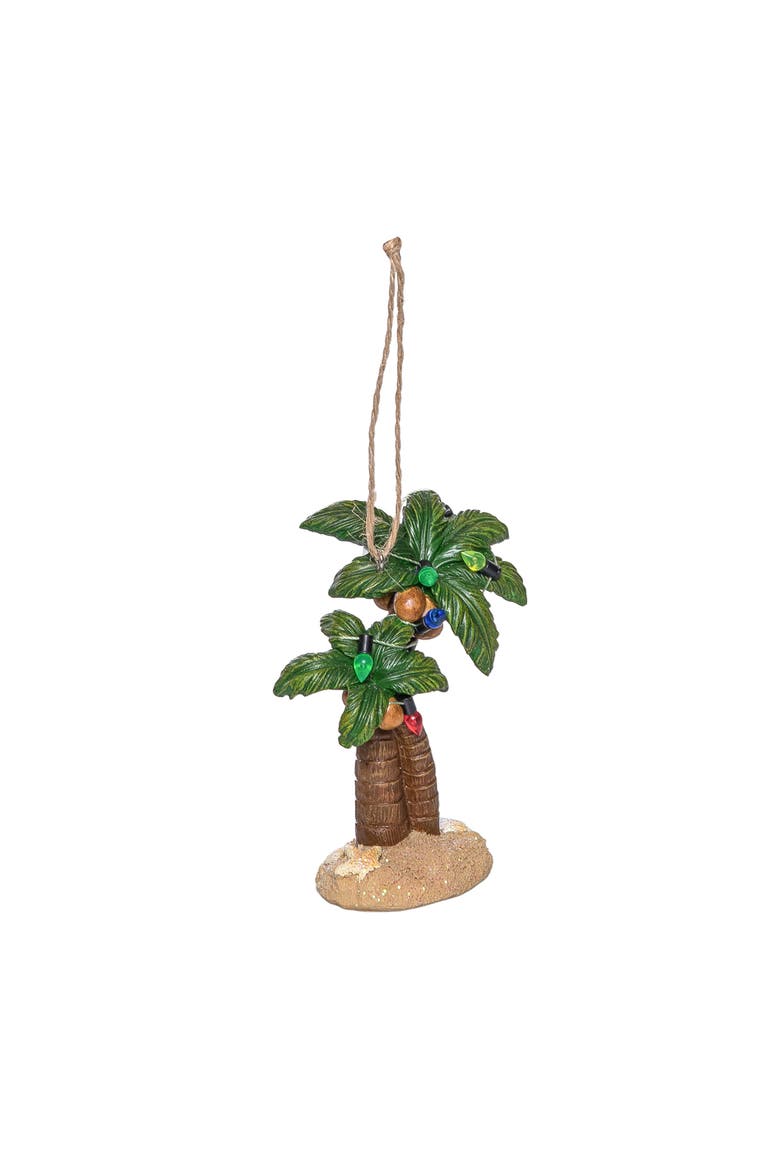 Christmas Palms Tree Ornament, Main, color, Green