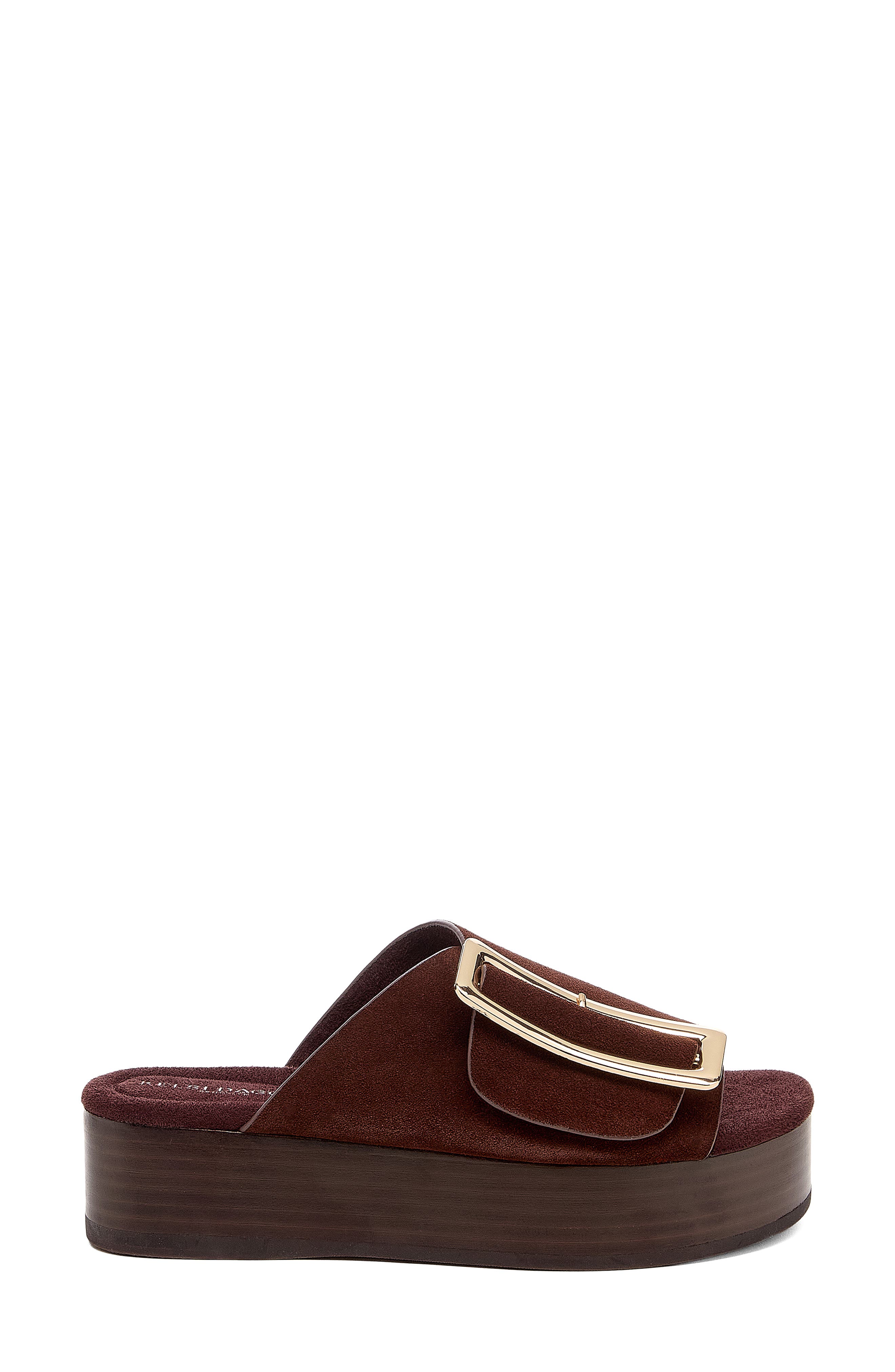 Dover Platform Slide Sandal, Alternate, color, WARM BROWN