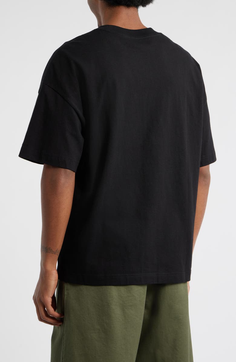 Carhartt Work In Progress Deconstructed Organic Cotton Jersey Graphic T-Shirt, Alternate, color, Black