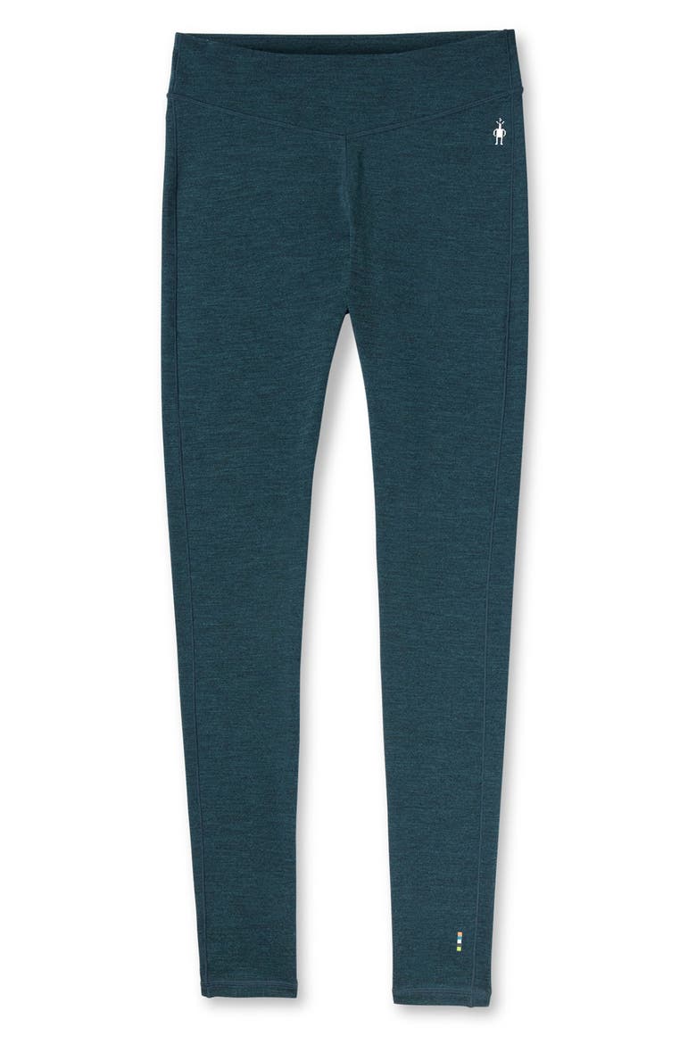 Classic Merino Wool Thermal Leggings, Alternate, color, TWILIGHT BLUE HEATHER