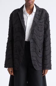 KÚR Single Breasted Jacquard Tailcoat Jacket
