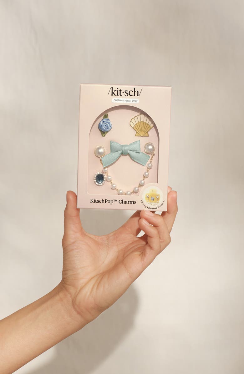 Kitsch Set of 6 KitschPop<sup>™</sup> Clip Charms, Alternate, color, Coastal