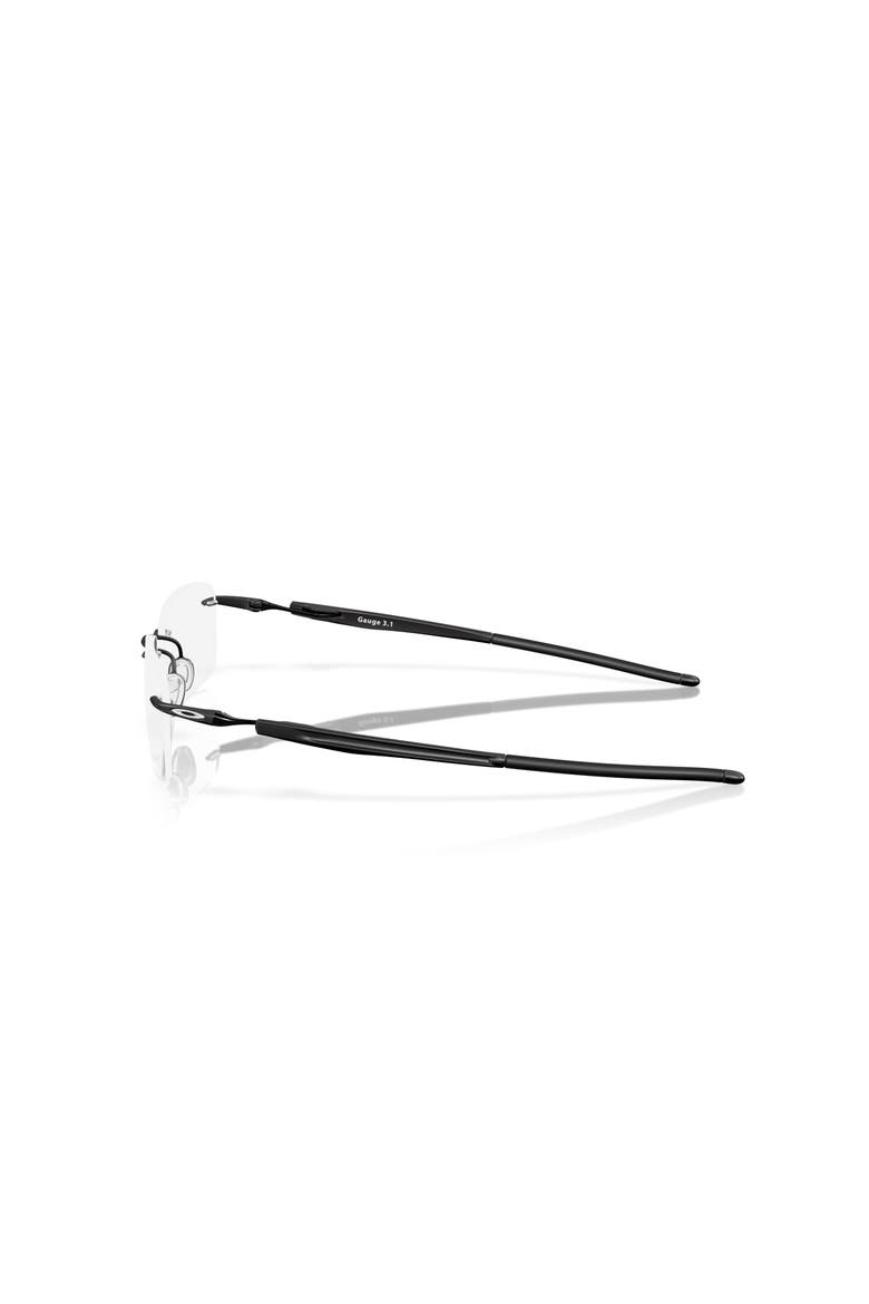 54mm Rectangle optical glasses, Alternate, color, Black