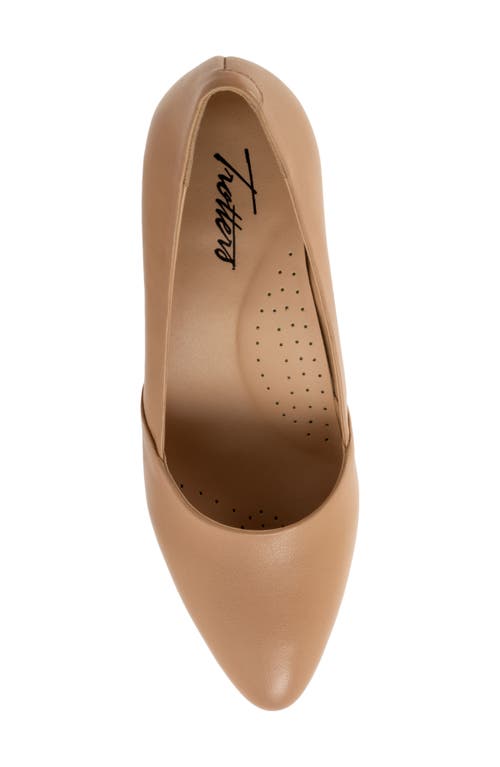 Trotters Kylie Kitten Heel Pump In Beige