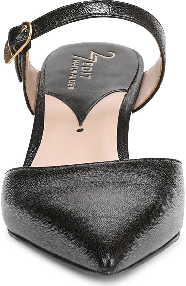 27 EDIT Naturalizer Ileene Pointed Toe Mule, Alternate, color, Black