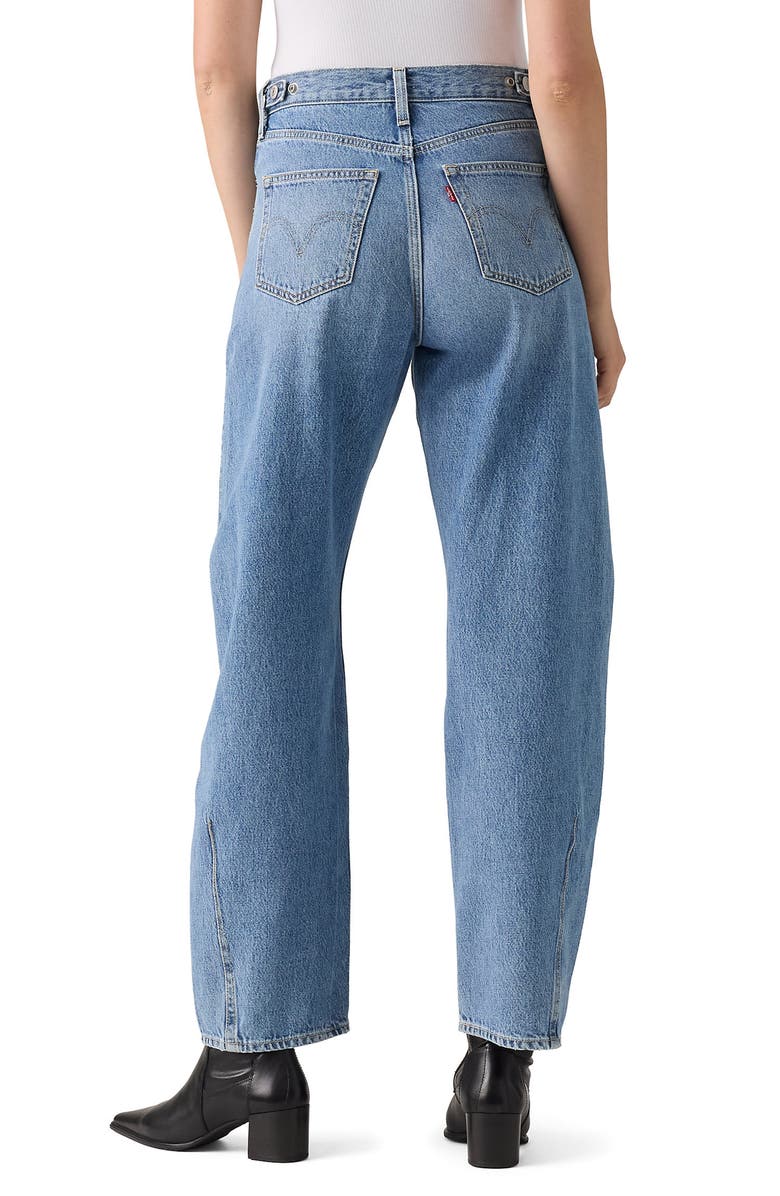 Levi's<sup>®</sup> Cinch High Waist Barrel Jeans, Alternate, color, Let Love In