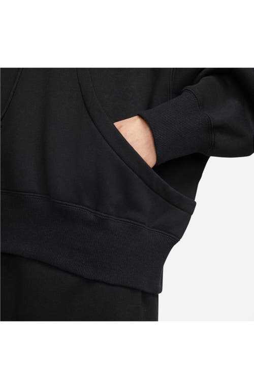 Nike Sportswear Phoenix Fleece Pullover Hoodie In Black