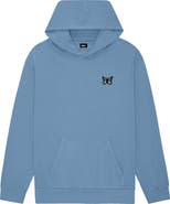 Dalix Womens Butterfly Midweight Fleece Relaxed Hooded Sweatshirt