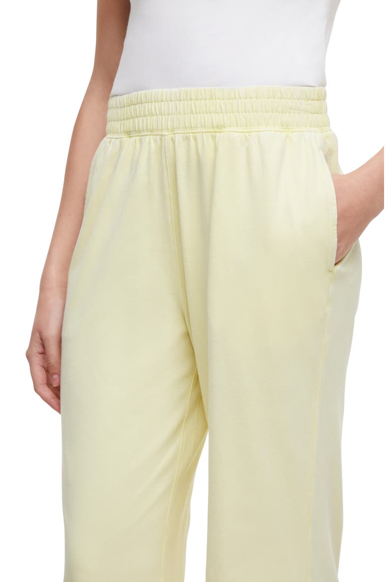 Aleyna Knit Sweatpants, Alternate, color, WAX YELLOW