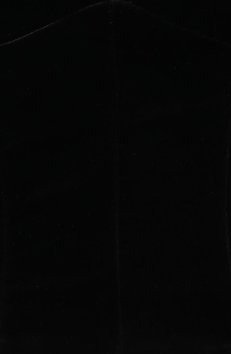 HOUSE OF CB Zia Velvet Halter Top, Alternate, color, Black