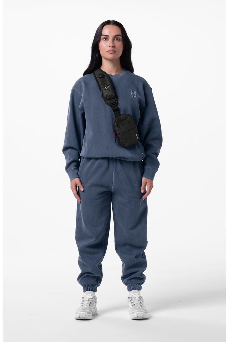 Tech Essential Distressed Crewneck, Alternate, color, Faded Navy