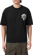 AllSaints Petals Cotton Graphic T-Shirt