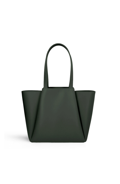 Pyramid Leather Tote Bag