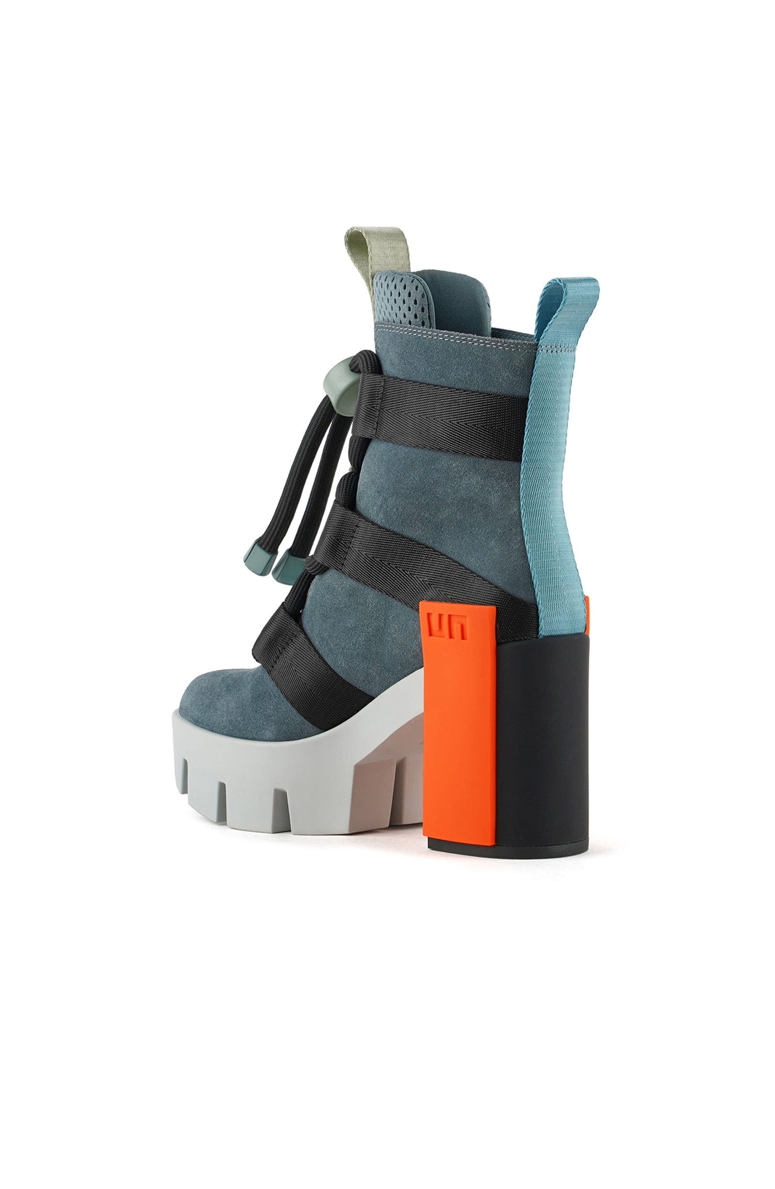United Nude Grip Nomad Mid Platform Lug Bootie, Alternate, color, Basalt Mix