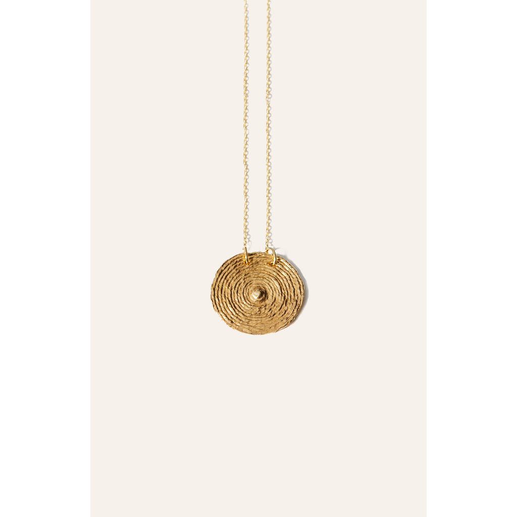 Cog Sol Necklace In Gold
