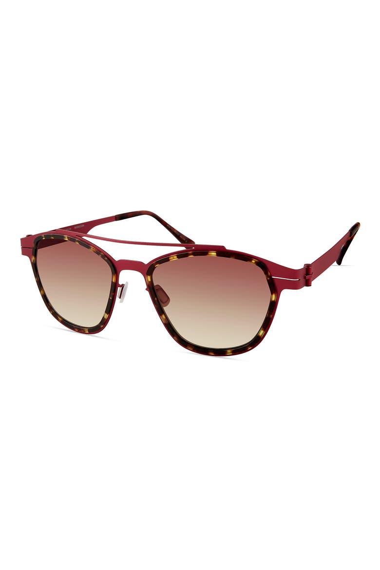 Browline Sunglasses, Alternate, color, TORTOISE BURGUNDY