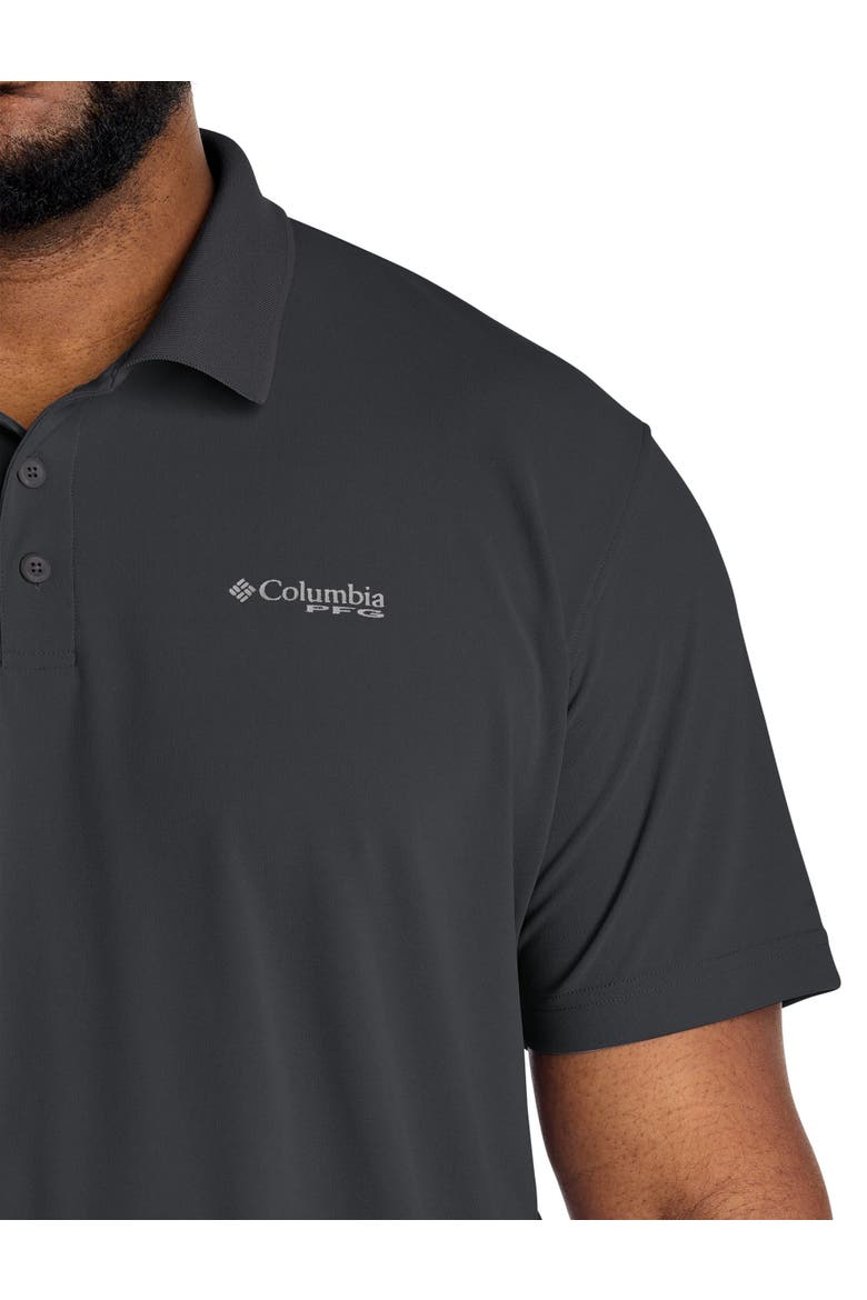 Big & Tall PFG Freezer Polo Shirt, Alternate, color, BLACK