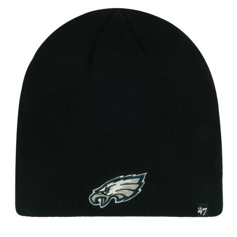 Men's '47 Black Philadelphia Eagles Primary Logo Beanie