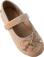 bebe Kids' Velvet Mary Jane Flat