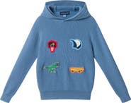 Andy & Evan Kids' Hooded Patches Sweater