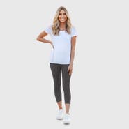 CITY THREADS Women's Soft 100% Cotton Everyday Wear Capri Leggings