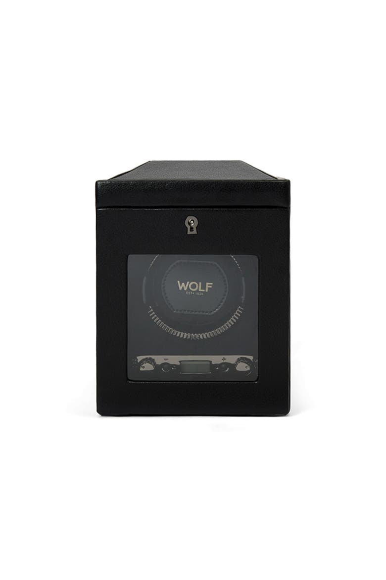 British Racing Single Watch Winder, Main, color, Black